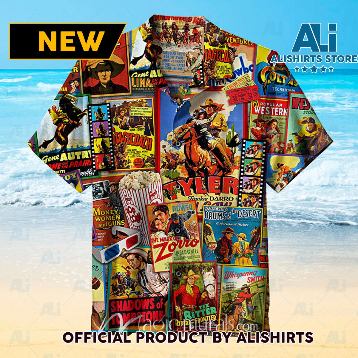 Great Western Posters Universal Hawaiian Shirt