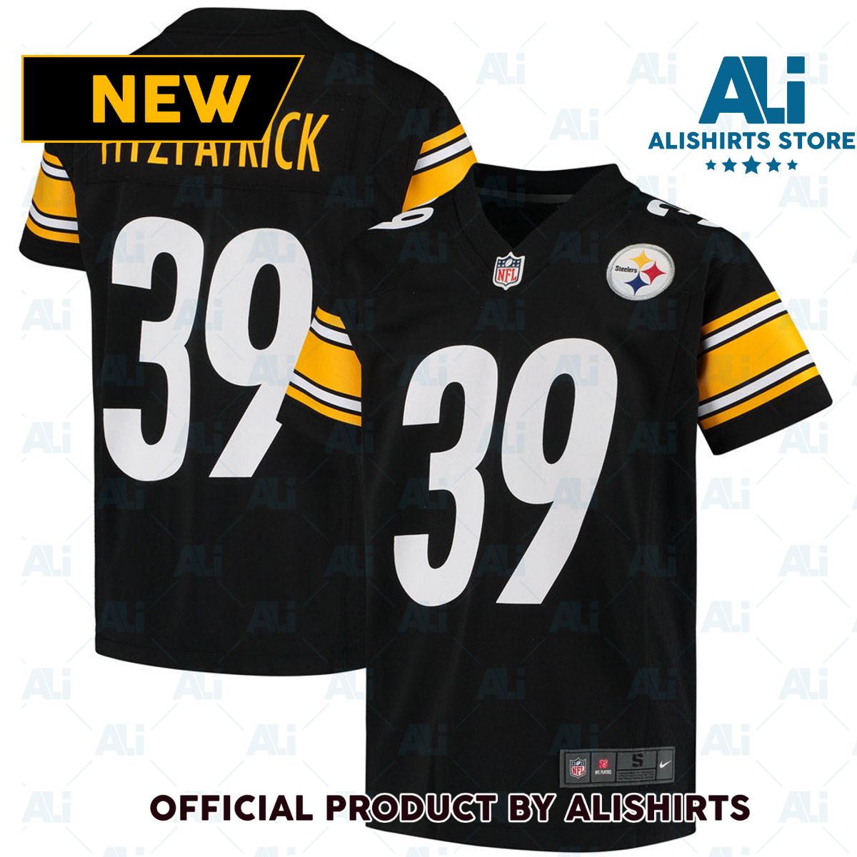 Pittsburgh Steelers Minkah Fitzpatrick Game Jersey Black