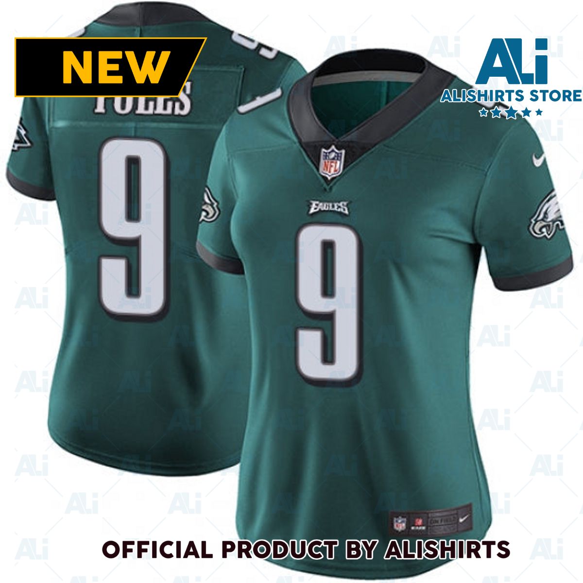 Philadelphia Eagles Nick Foles Limited Player Jersey Midnight Green