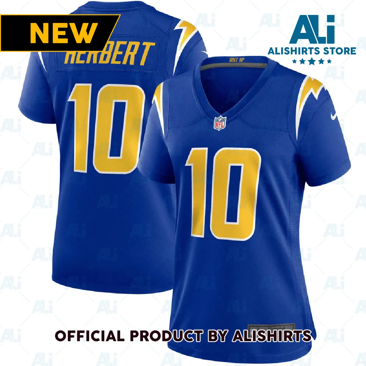 Los Angeles Chargers Justin Herbert Game Jersey Royal Blue