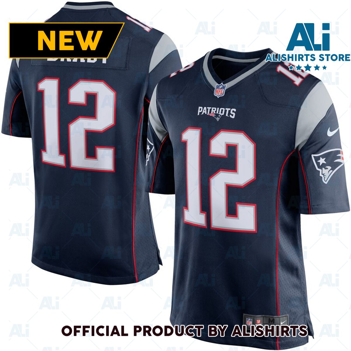 New England Patriots Tom Brady Navy Blue  Vapor Untouchable Limited Player 100th Season Football Jersey