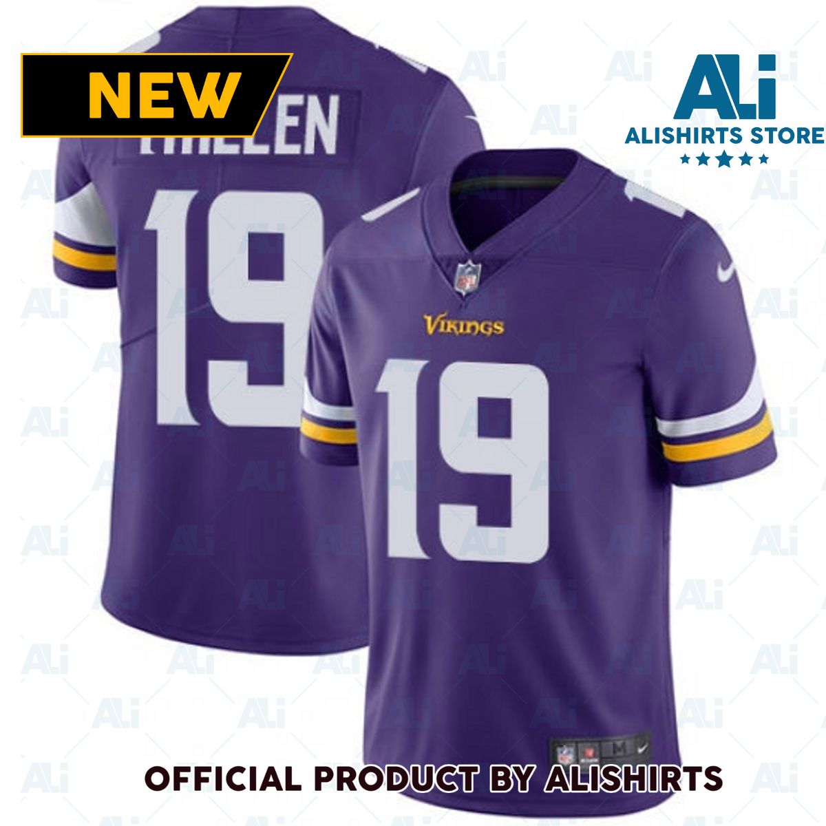 Minnesota Vikings Adam Thielen Limited Player Jersey Purple