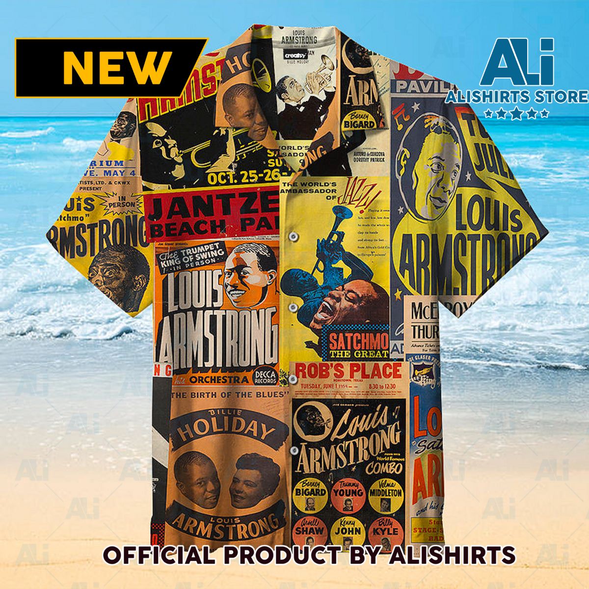 Louis Armstrong Universal Hawaiian Shirt