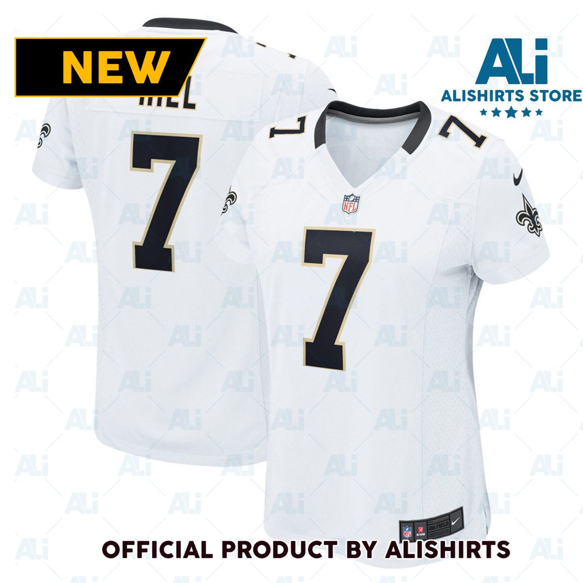 New Orleans Saints Taysom Hill Game Jersey White