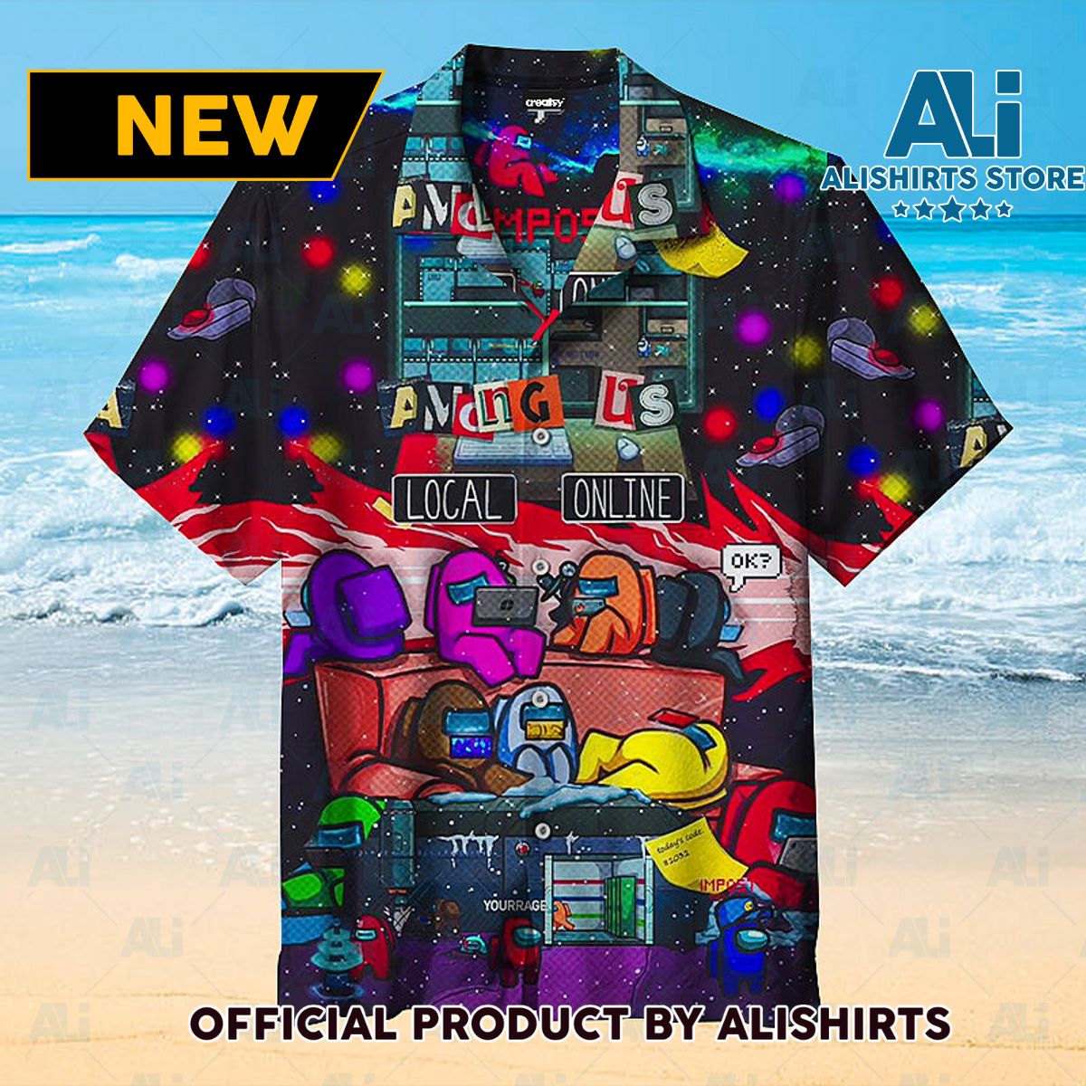 Amous us 2 Universal Hawaiian Shirt