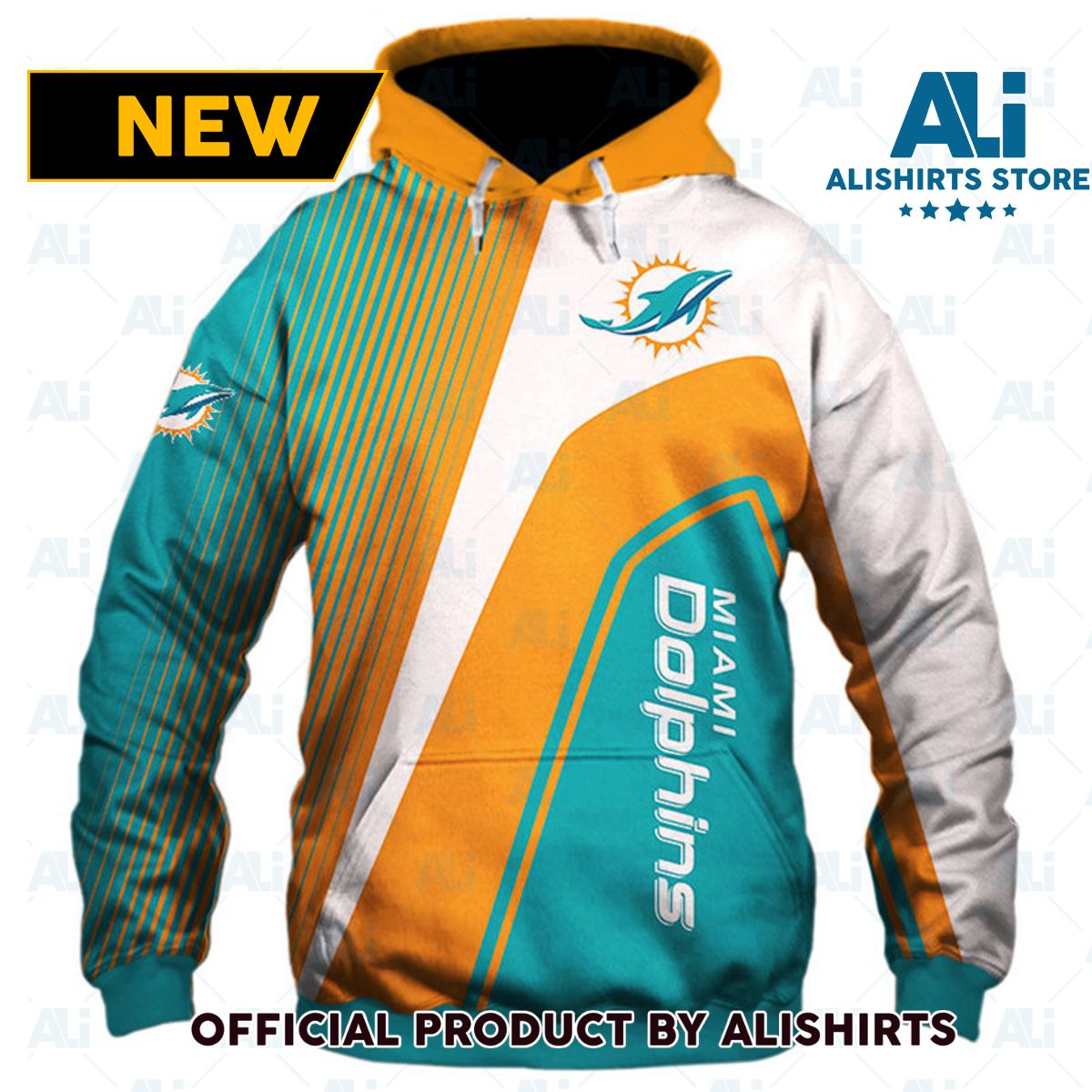 NFL Miami Dolphins V Style Hoodie