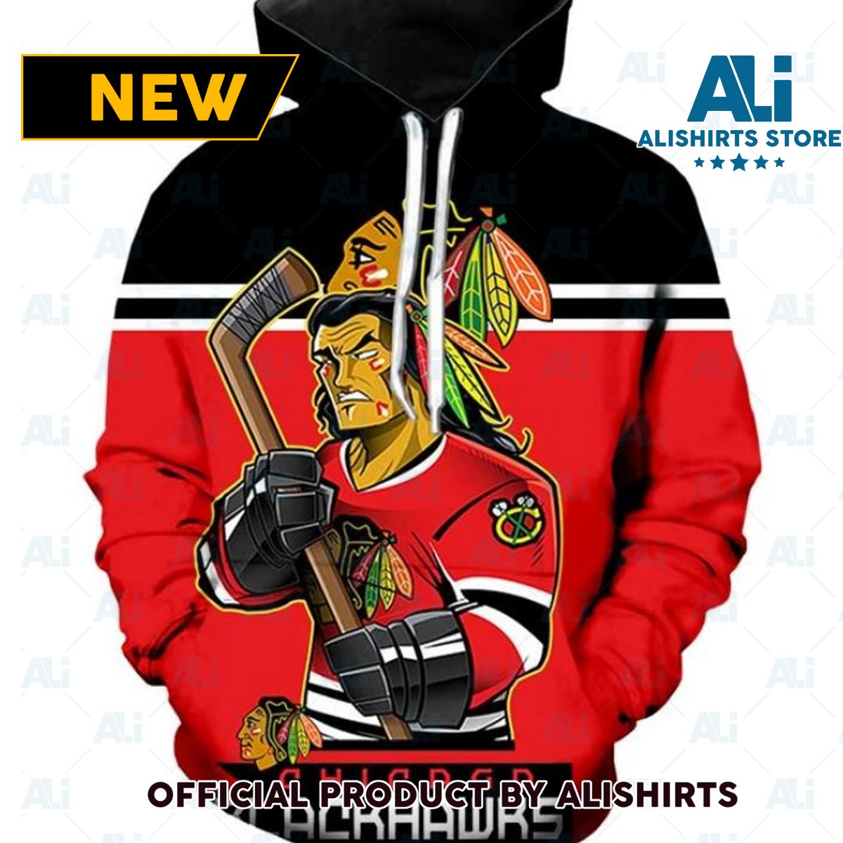 NHL Chicago Blackhawks Indian Chiefs Hoodie