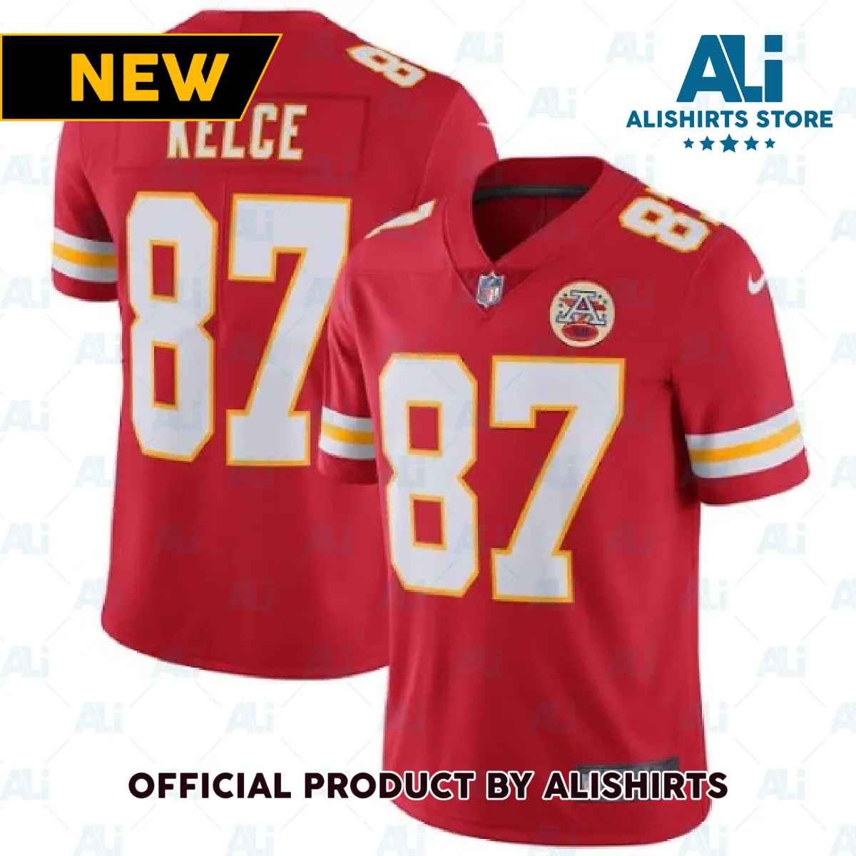 Kansas City Chiefs Travis Kelce Limited Player Jersey Red