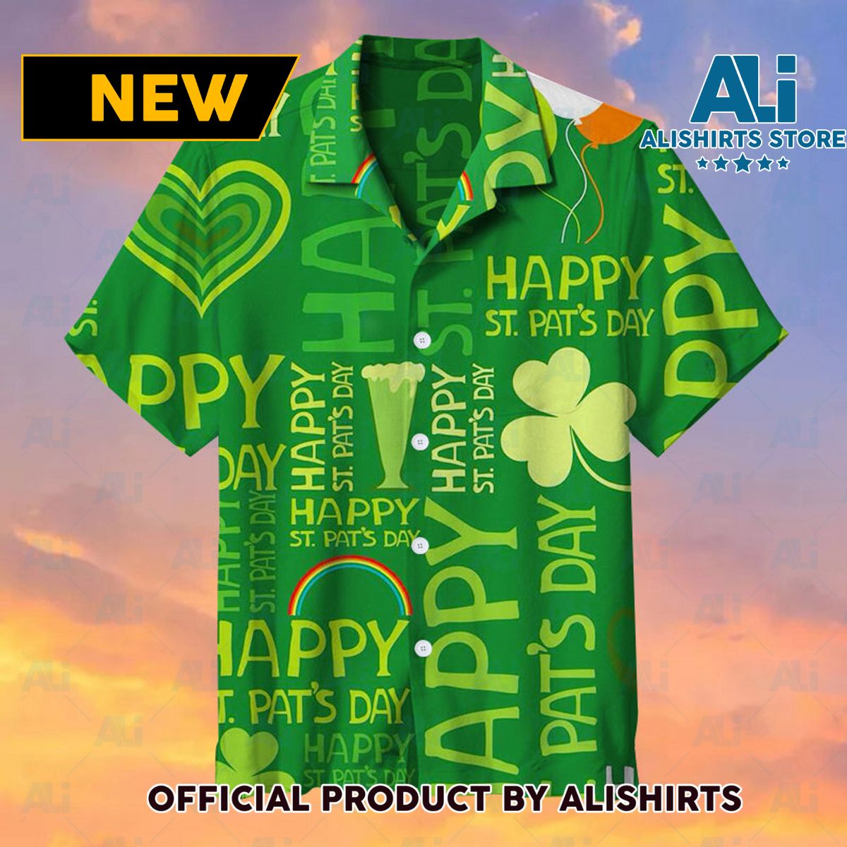 Happy St.Patrick's Day Unisex Hawaiian Shirt