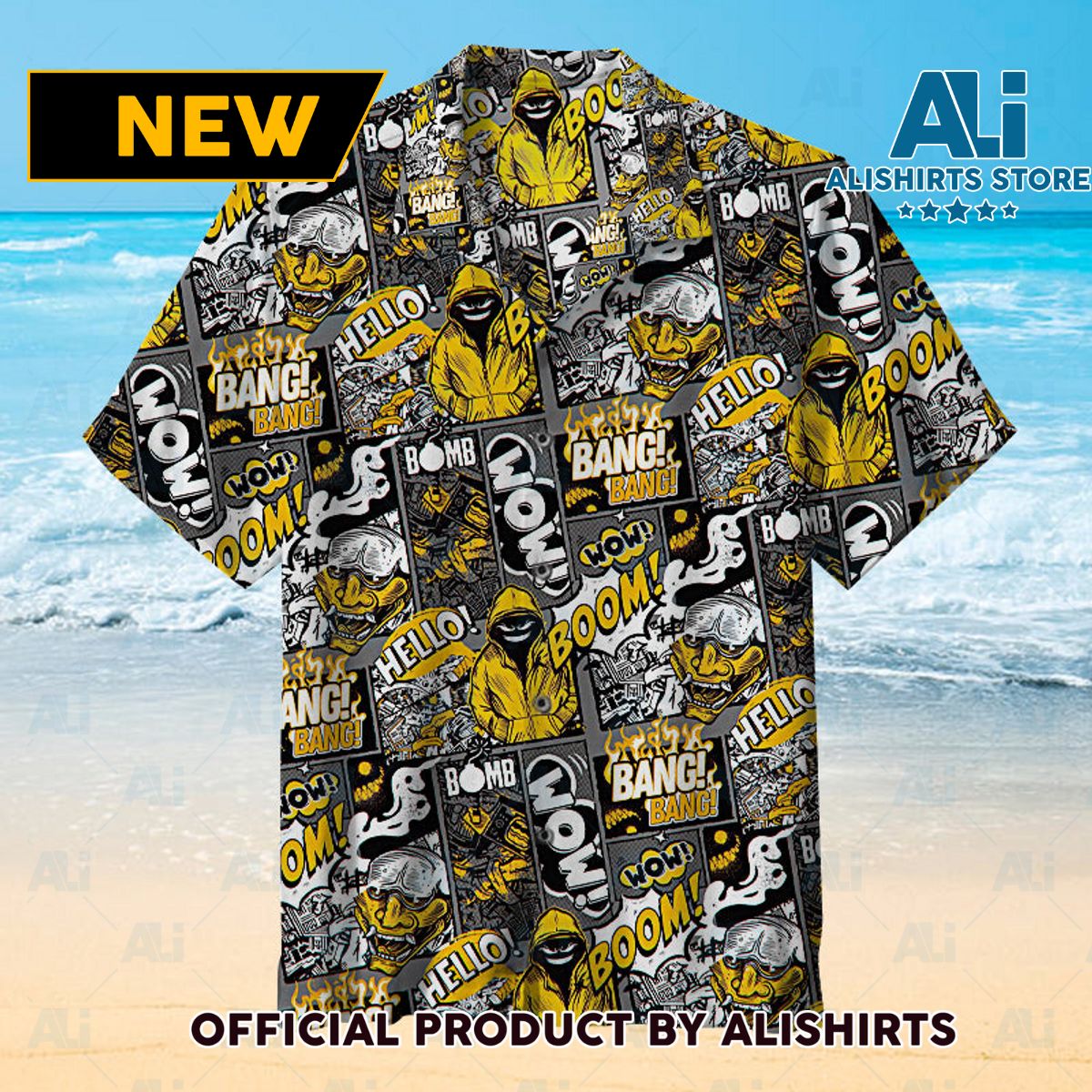 Hello Boom Wow Bang Universal Hawaiian Shirt