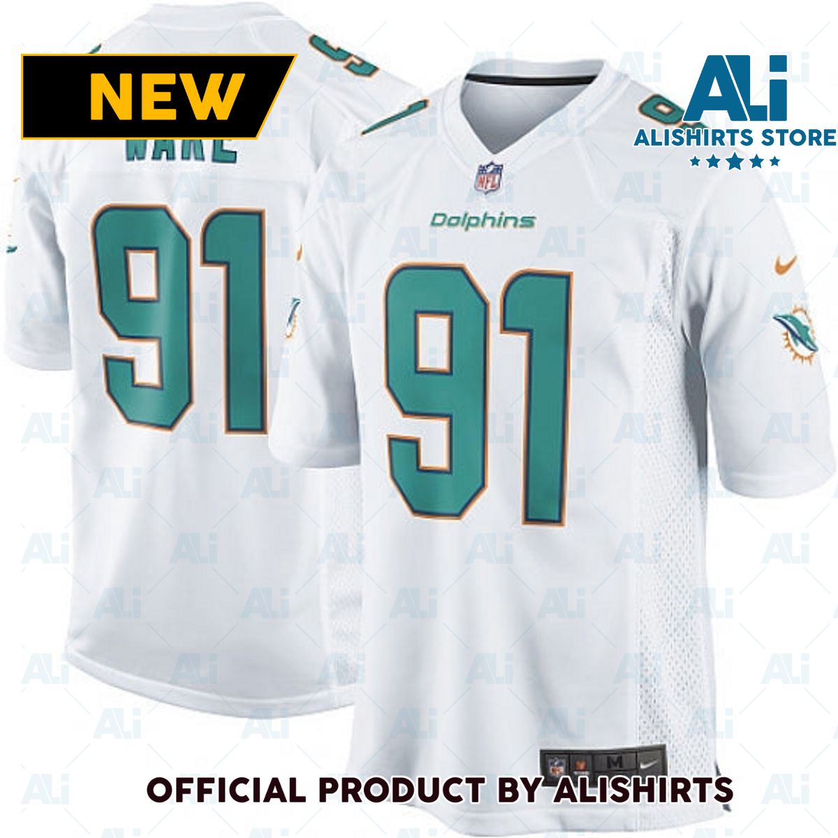 Miami Dolphins Cameron Wake Game Jersey White