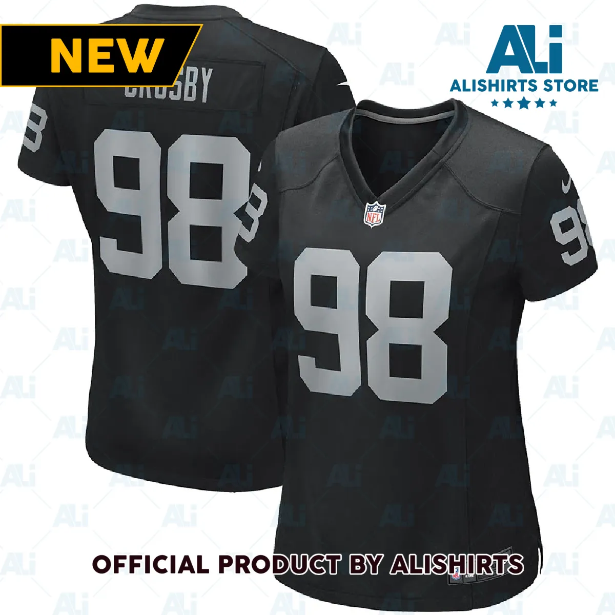 Las Vegas Raiders Maxx Crosby Game Jersey Black