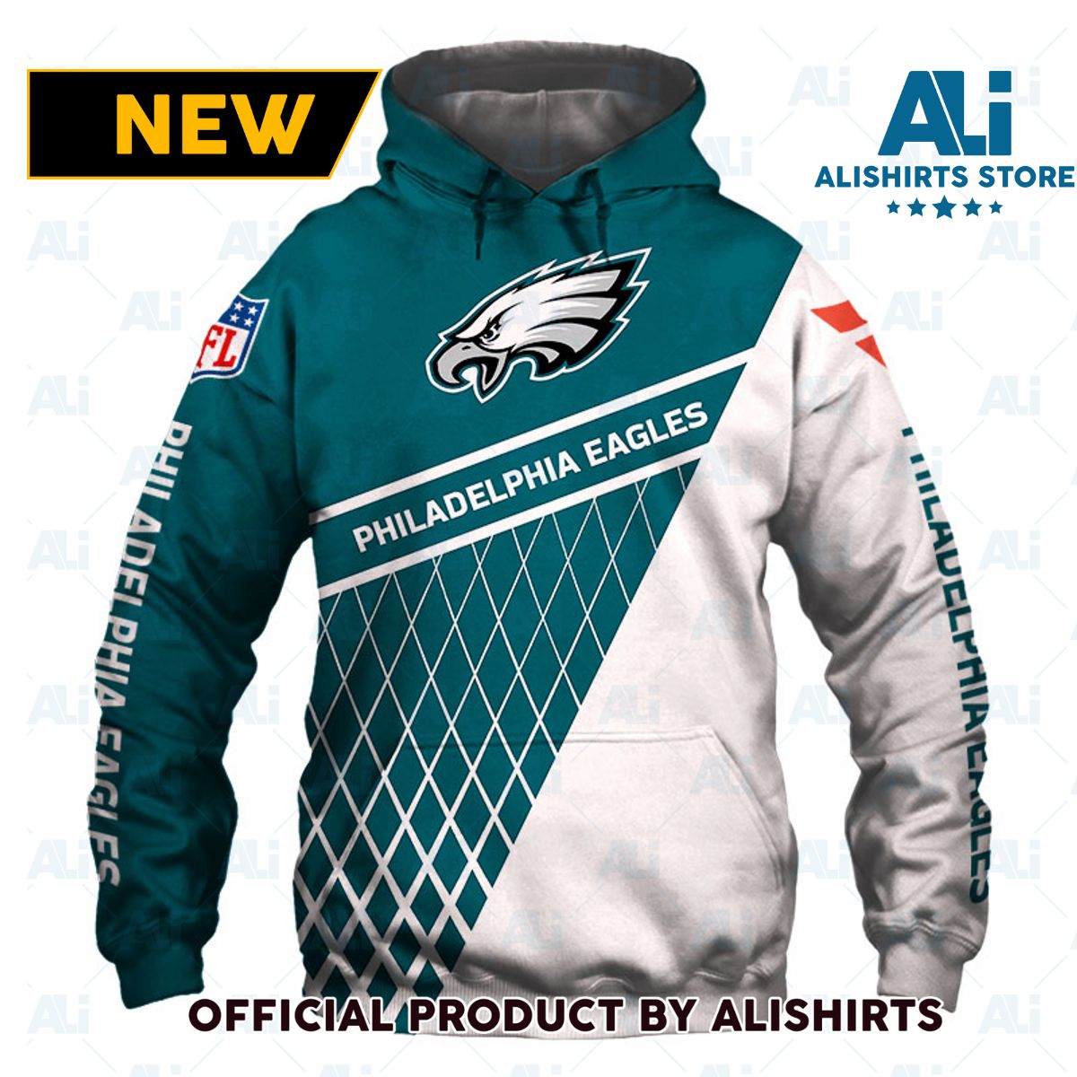 NFL Philadelphia Eagles Net Graphic Hoodie