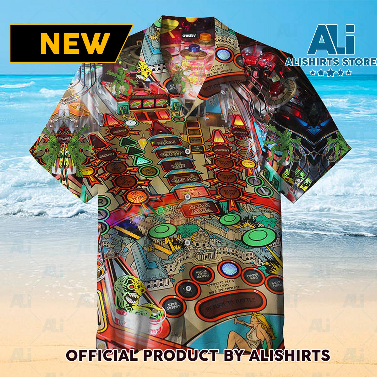 Attack from Mars Universal Hawaiian Shirt