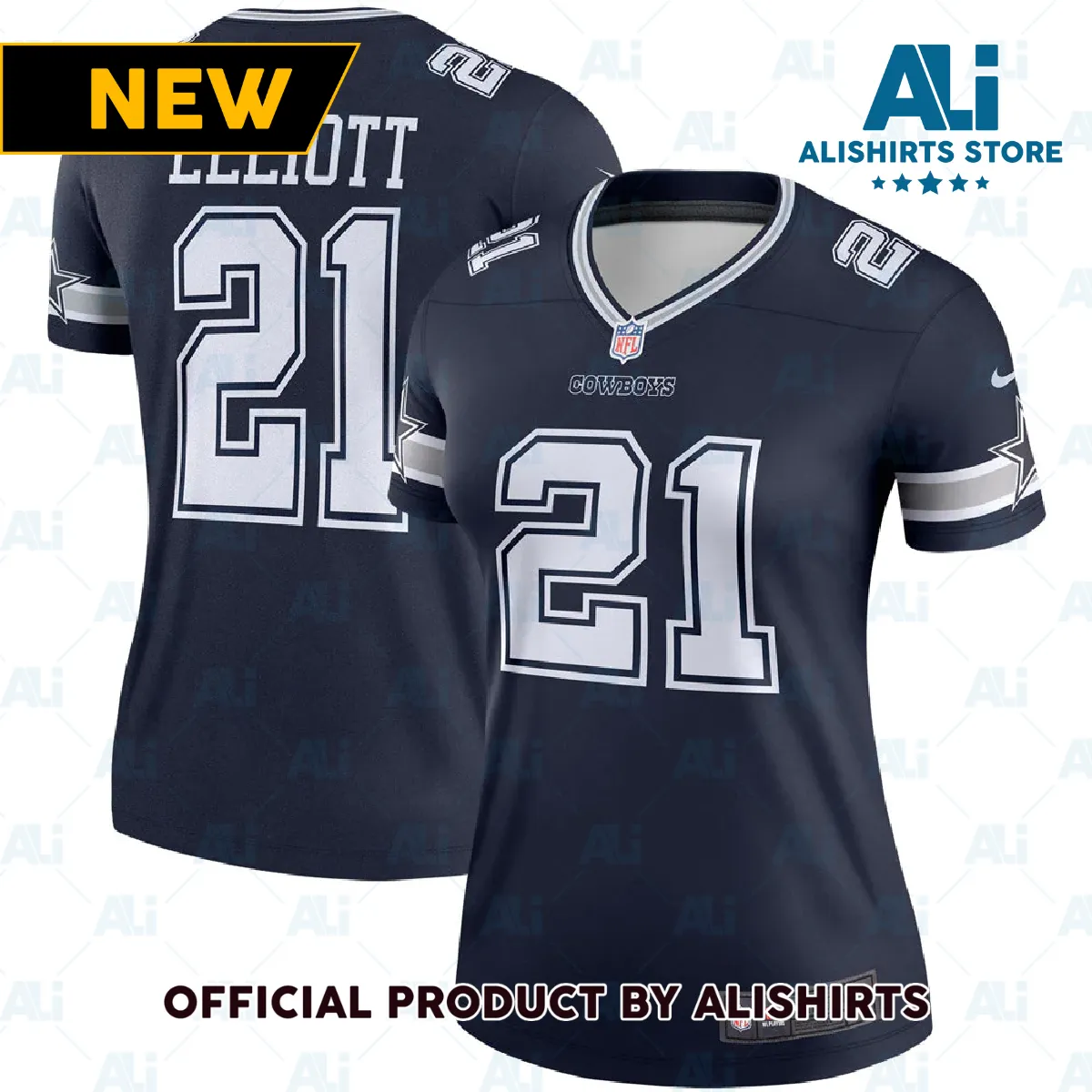 Dallas Cowboys Ezekiel Elliott Legend Player Jersey Navy