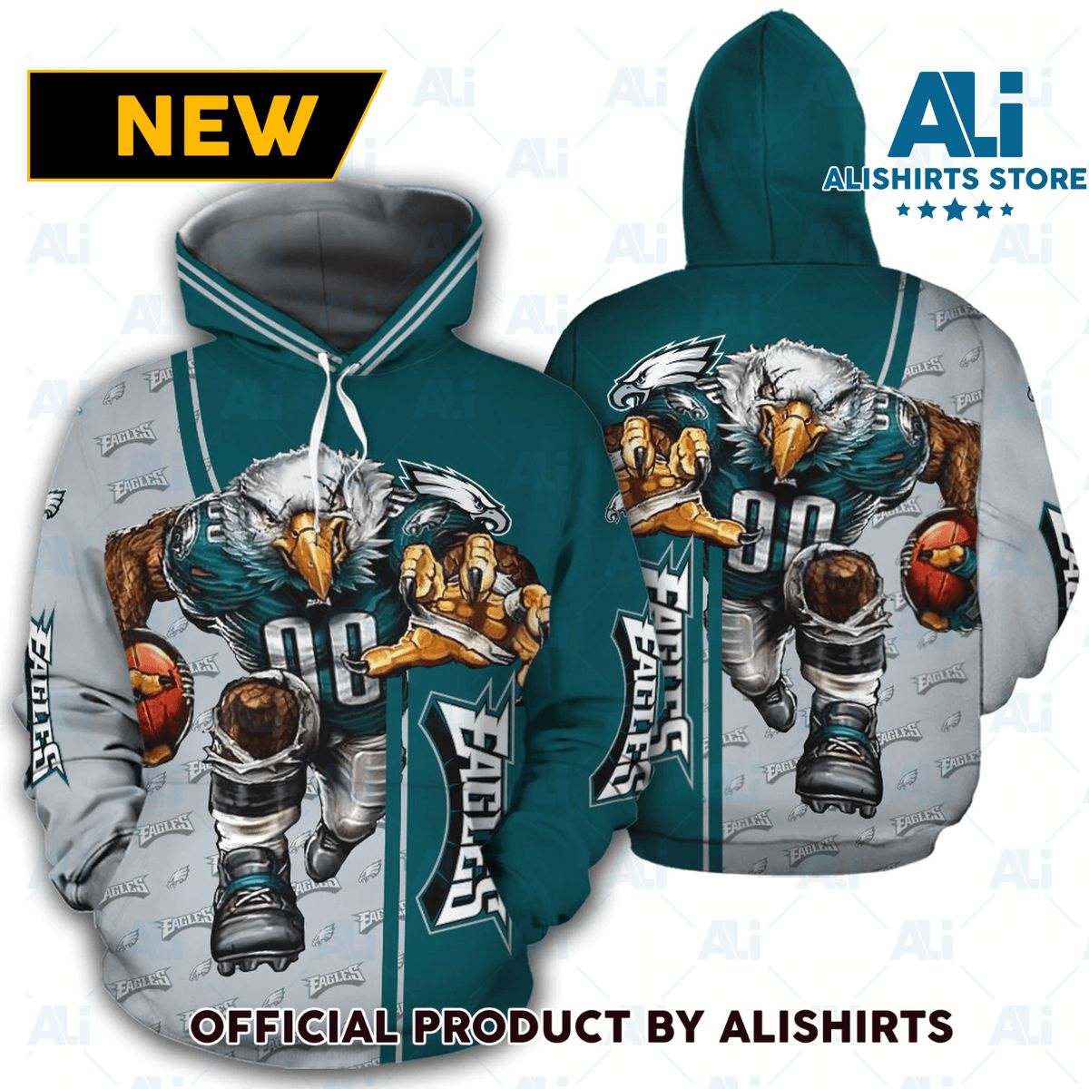 NFL Philadelphia Eagles Football Hoodie