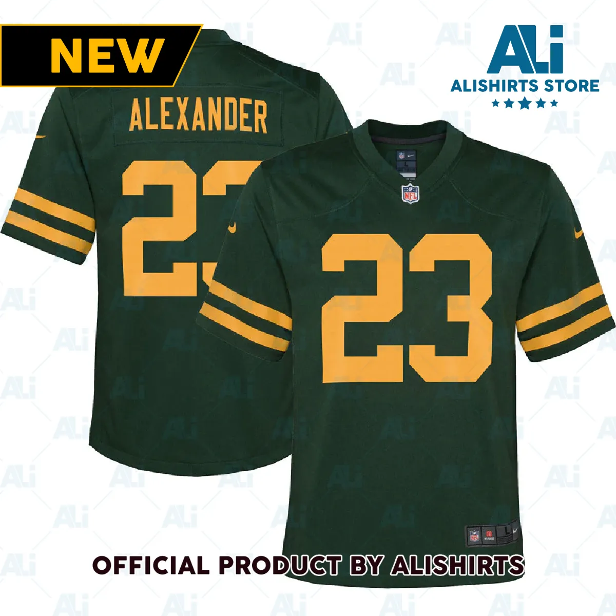 Green Bay Packers Jaire Alexander Alternate Game Jersey Green