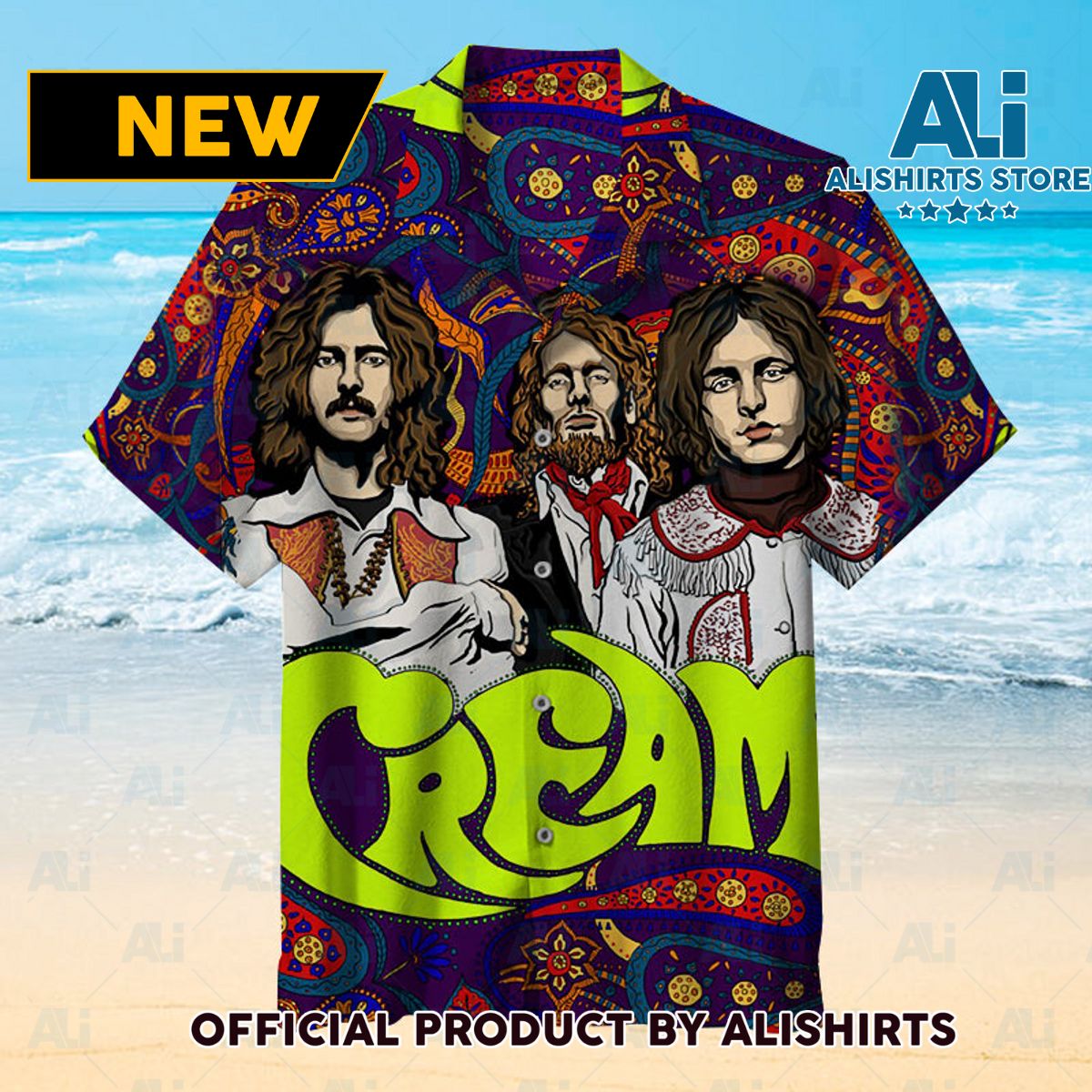 Cream Band Universal Hawaiian Shirt