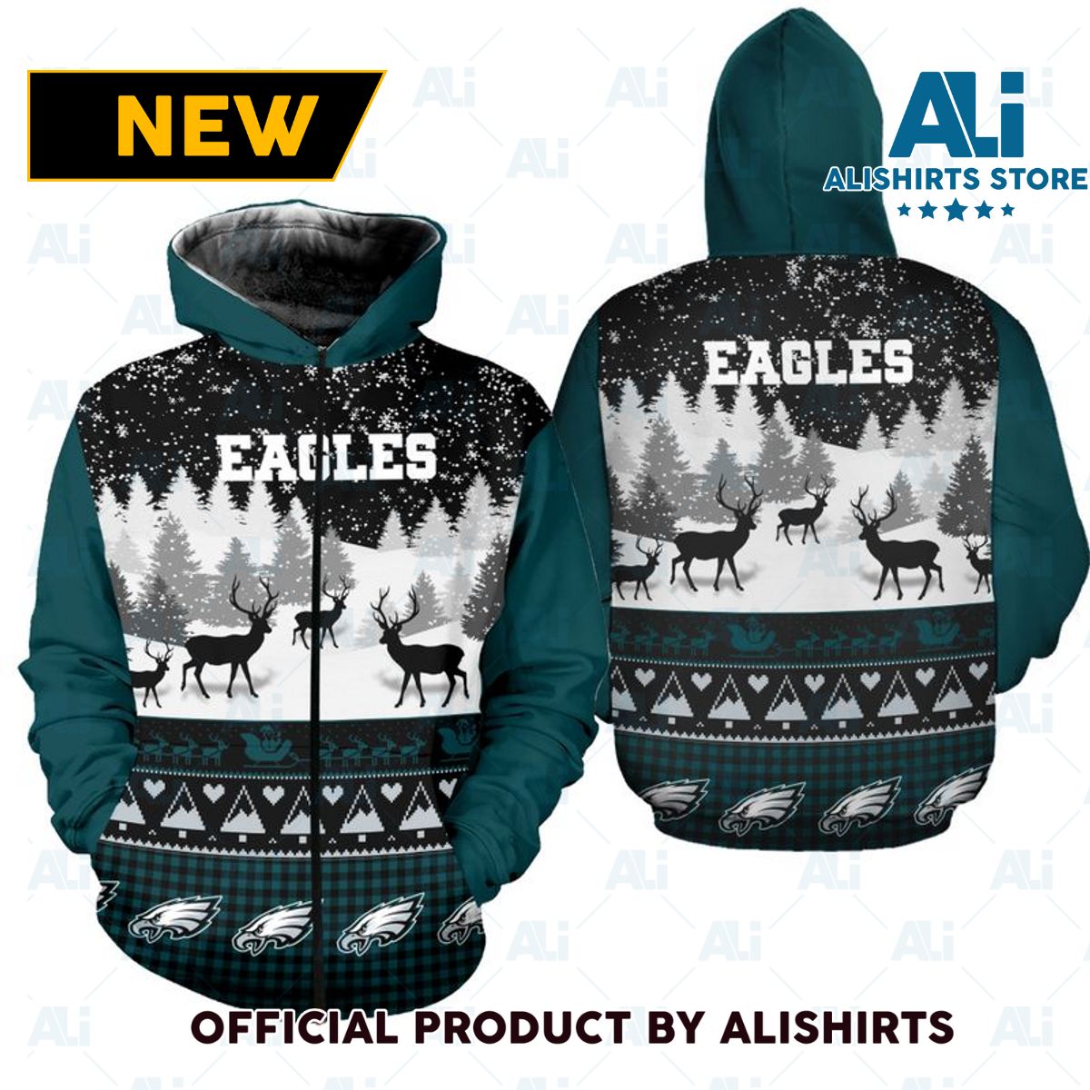 NFL Philadelphia Eagles Christmas Hoodie