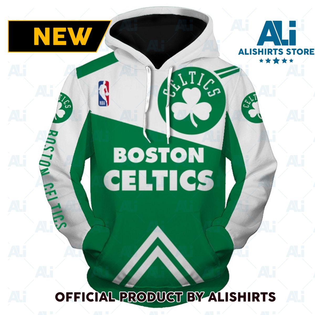 NBA Boston Celtics Clover Hoodie