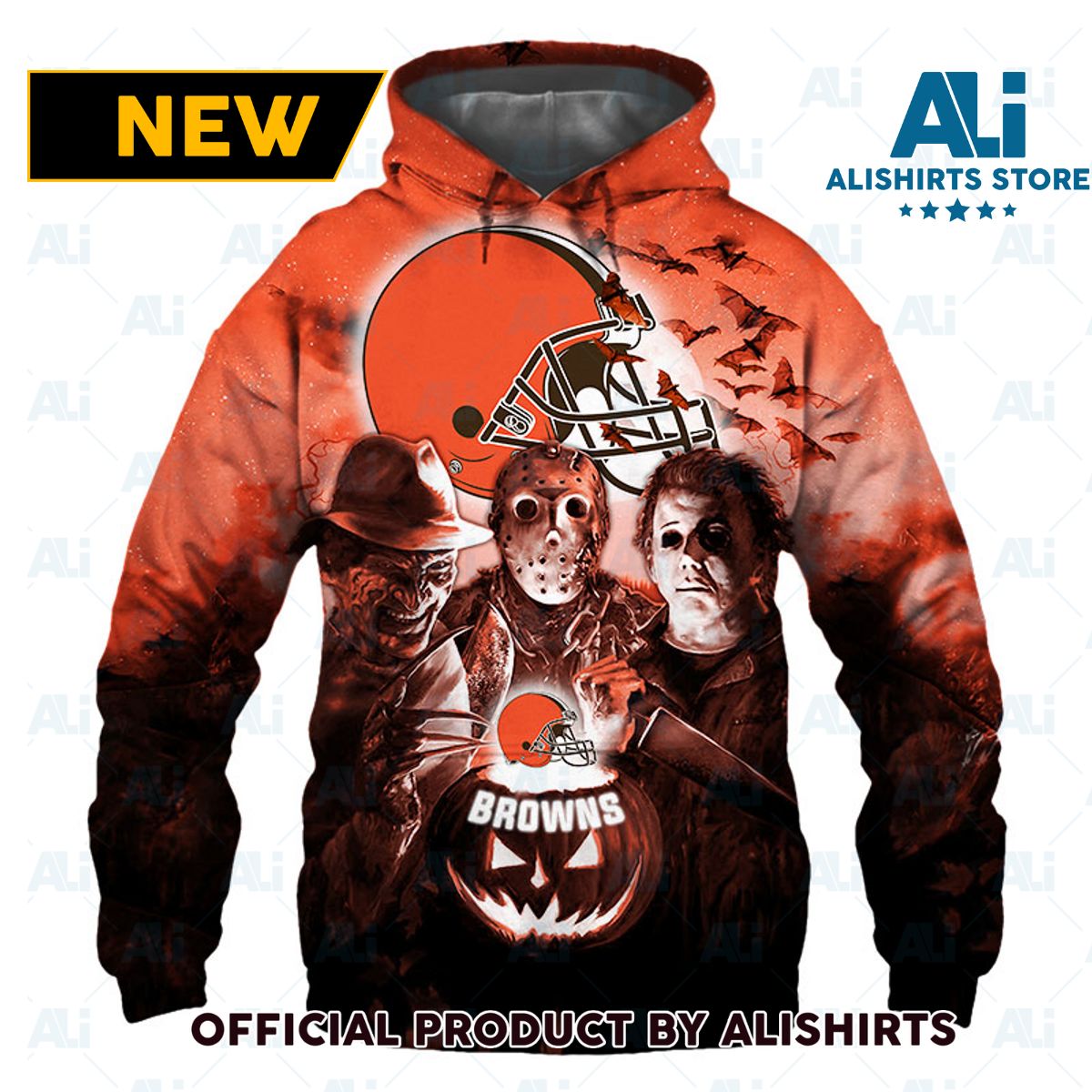 NFL Cleveland Browns Halloween Hoodie