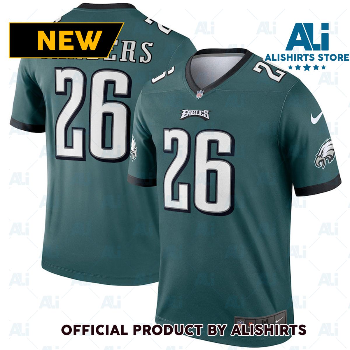 Philadelphia Eagles Miles Sanders Game Vapor Jersey Green