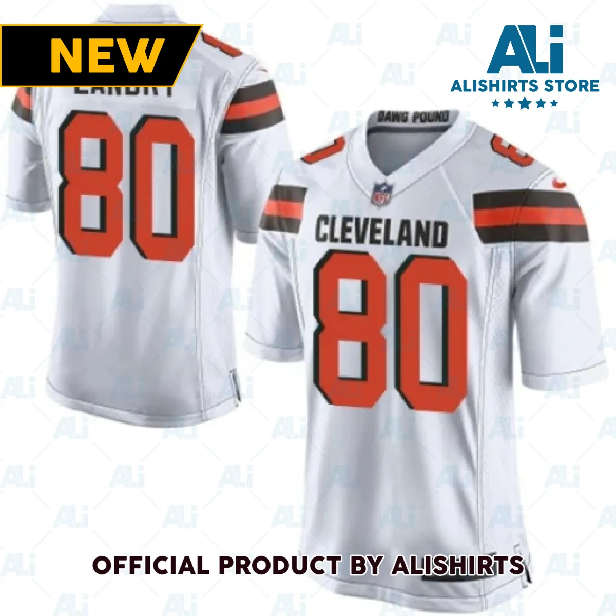 Cleveland Browns Jarvis Landry Game White Jersey