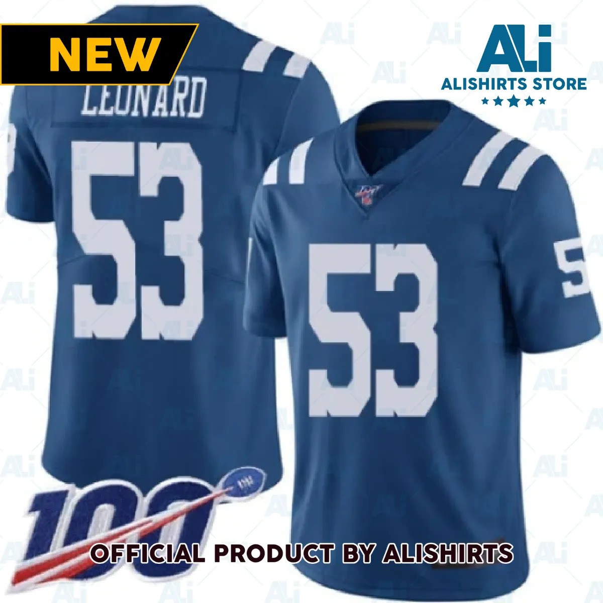 Indianapolis Colts Darius Leonard Game Vapor Jersey Blue