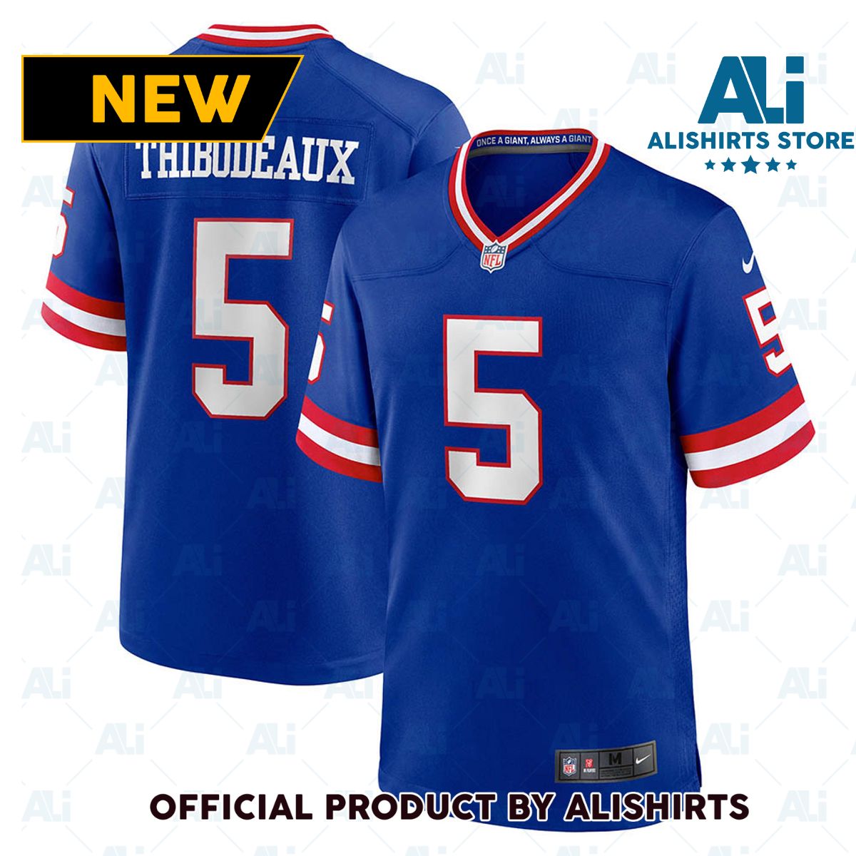 New York Giants Kayvon Thibodeaux Classic Player Game Jersey Royal