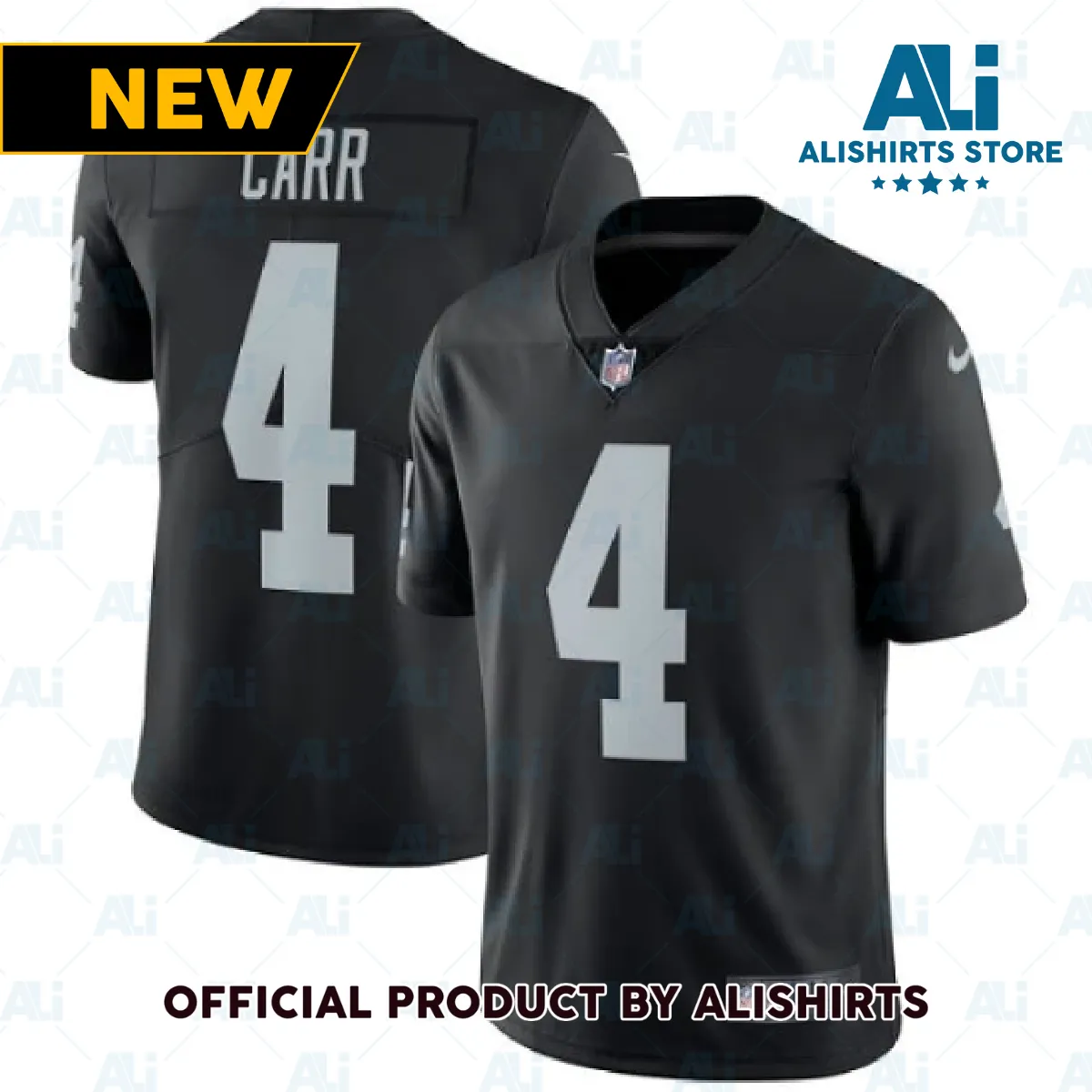 Oakland Raiders Derek Carr Limited Player Jersey Black