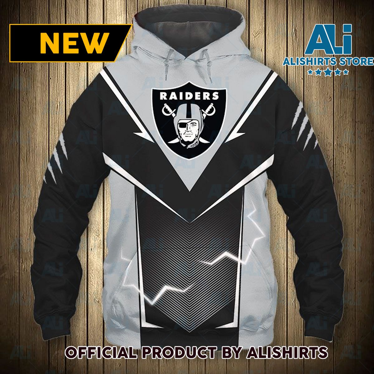 NFL Las Vegas Raiders Electric Hoodie