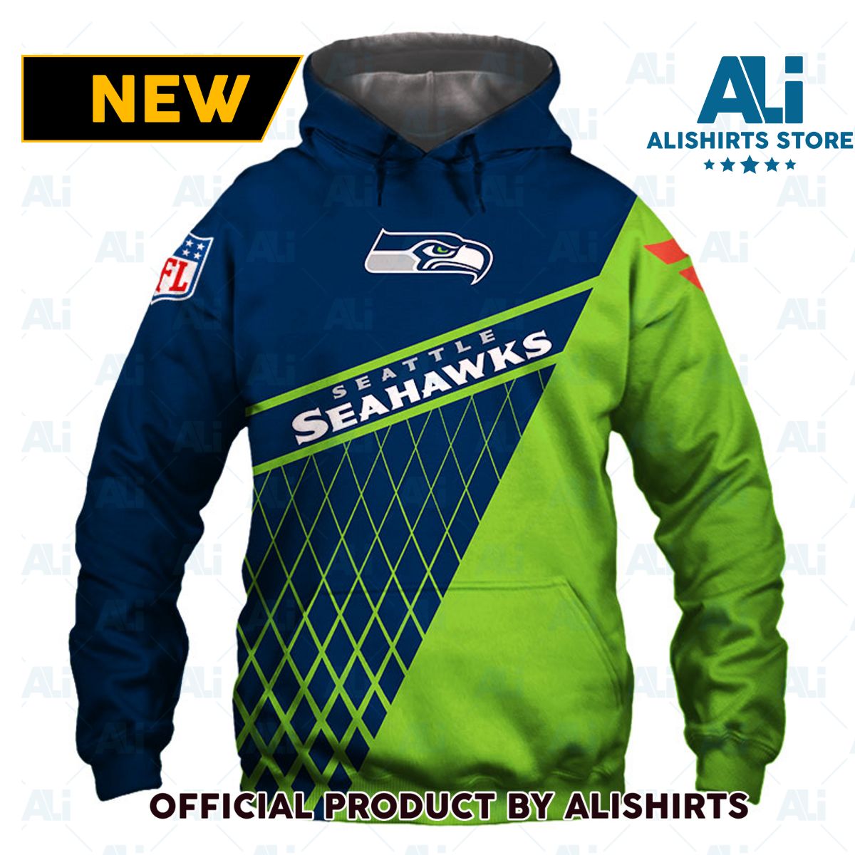 NFL Seattle Seahawks Net Style Hoodie