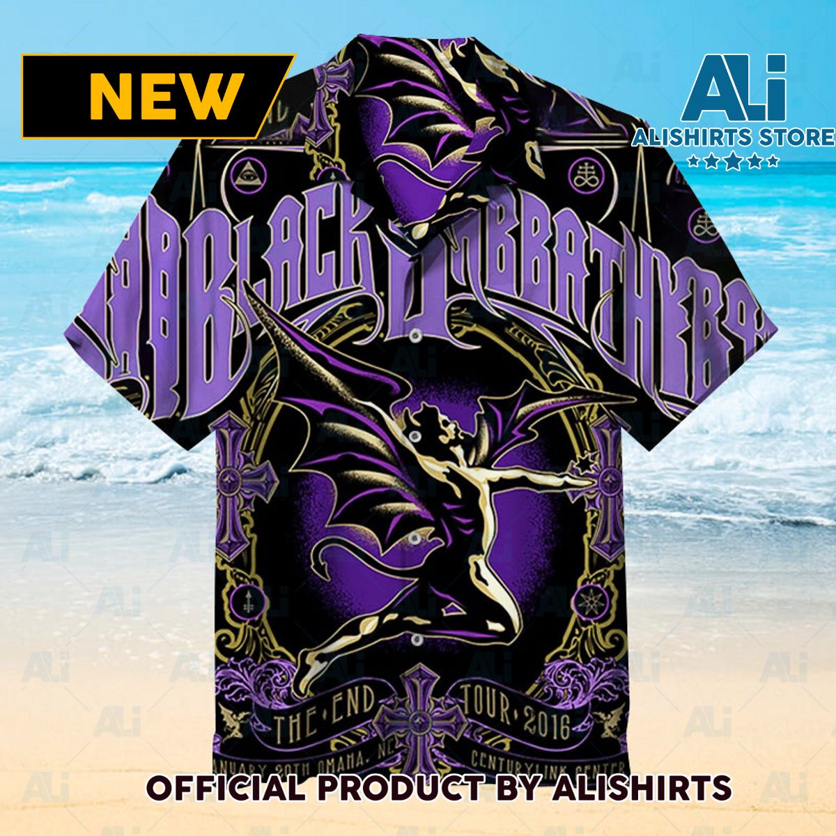 BLACK SABBATH - 2016 THE END WORLD TOUR Unisex Hawaiian Shirt