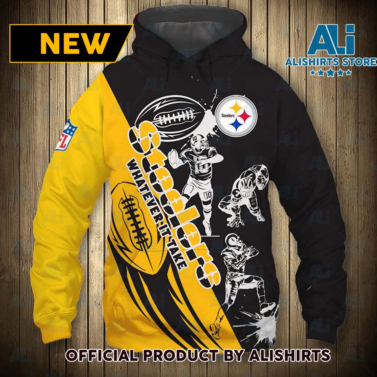 NFL Pittsburgh Steelers What Ever It Take Hoodie