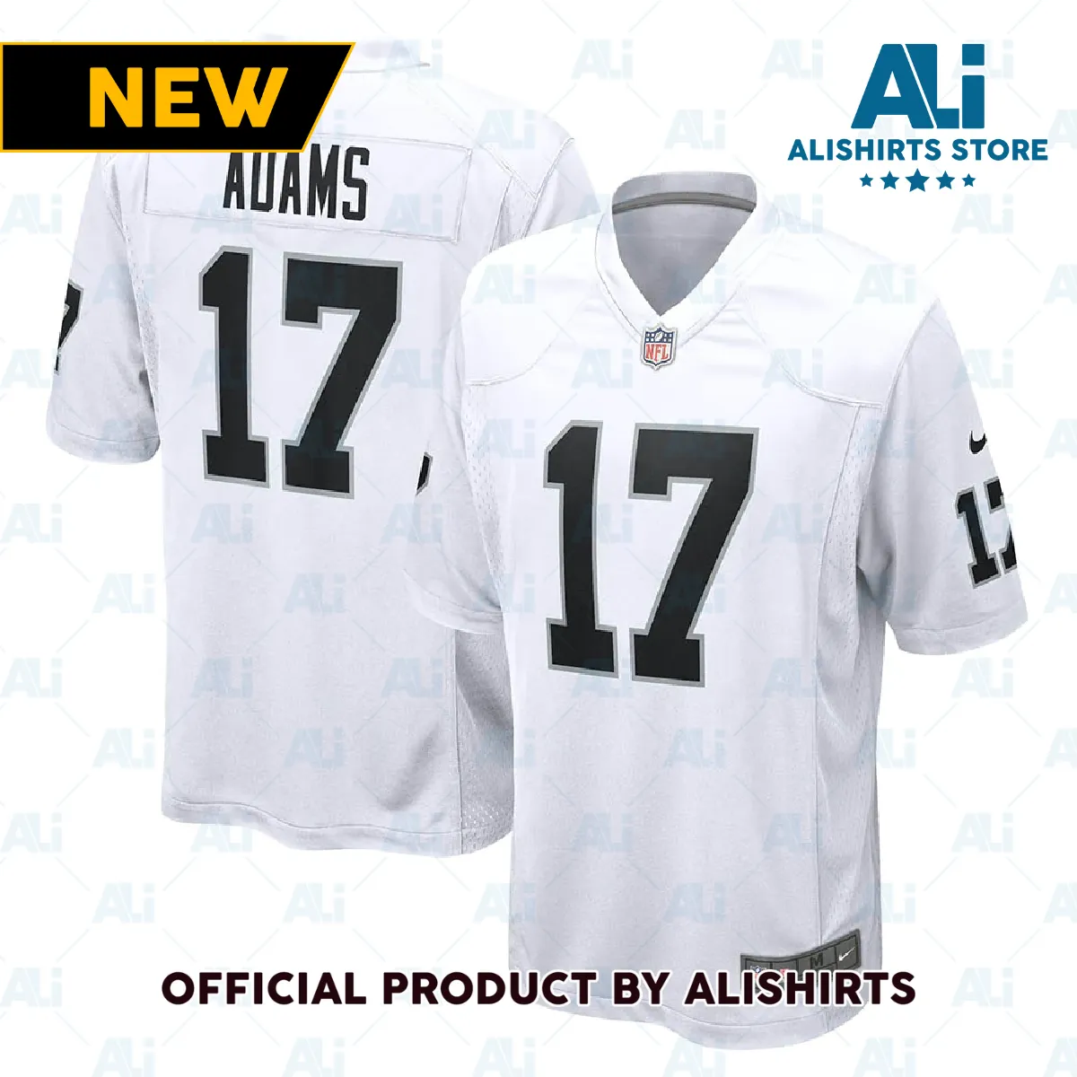 Las Vegas Raiders Davante Adams Game Jersey White