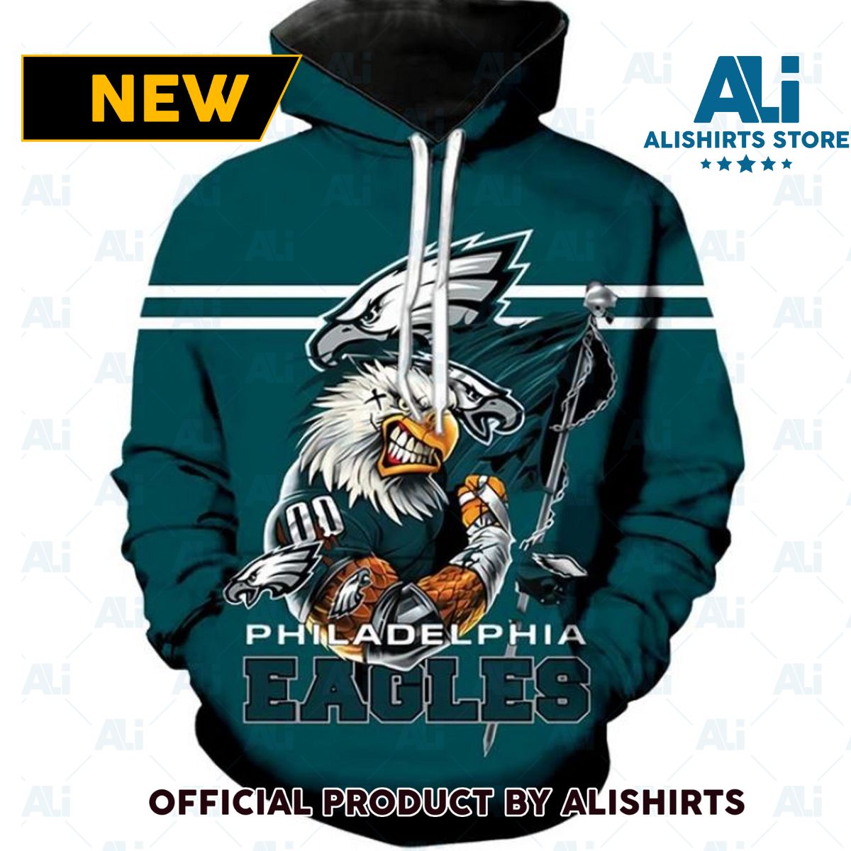 NFL Philadelphia Eagles Super Cool Eagle Hoodie