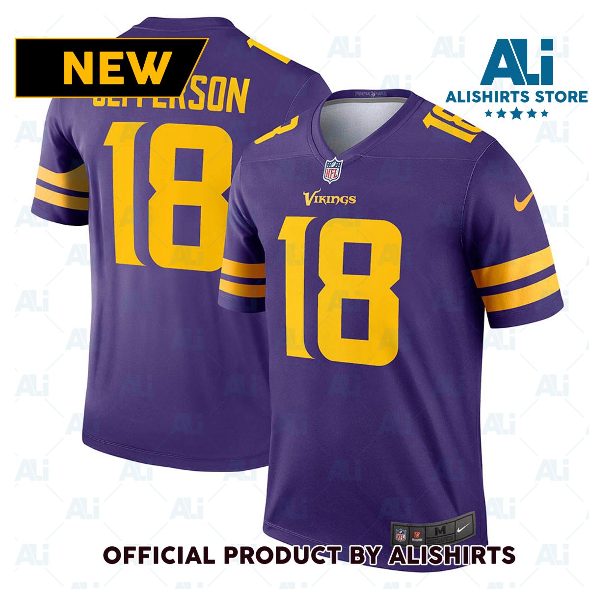 Minnesota Vikings Justin Jefferson Alternate Legend Jersey Purple