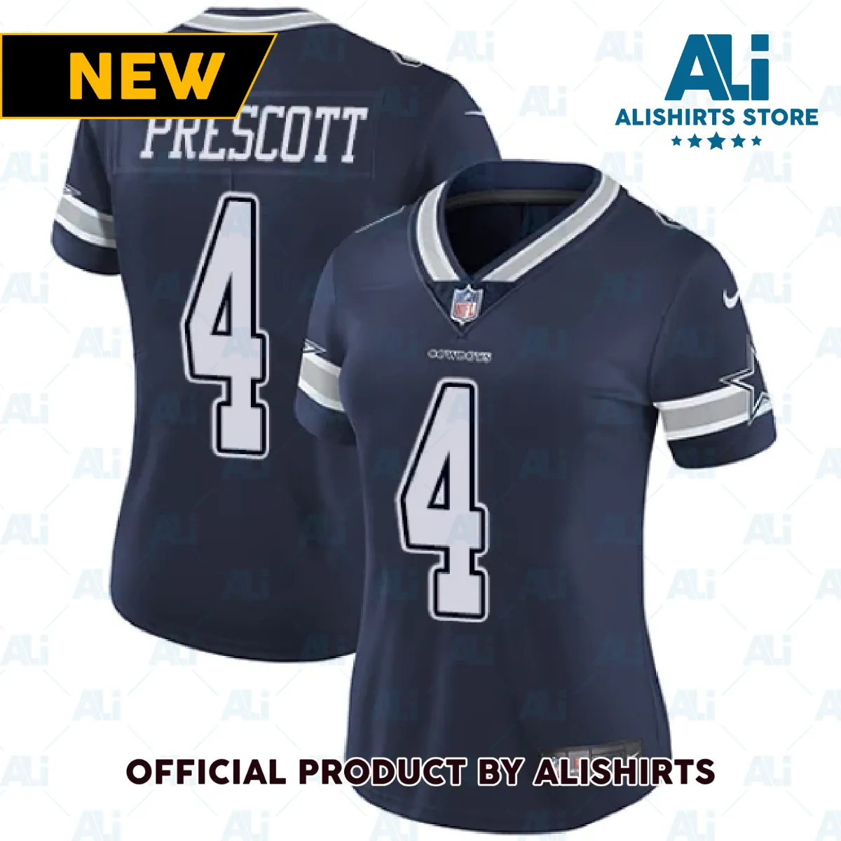 Dallas Cowboys Dak Prescott Limited Player Jersey Navy Blue