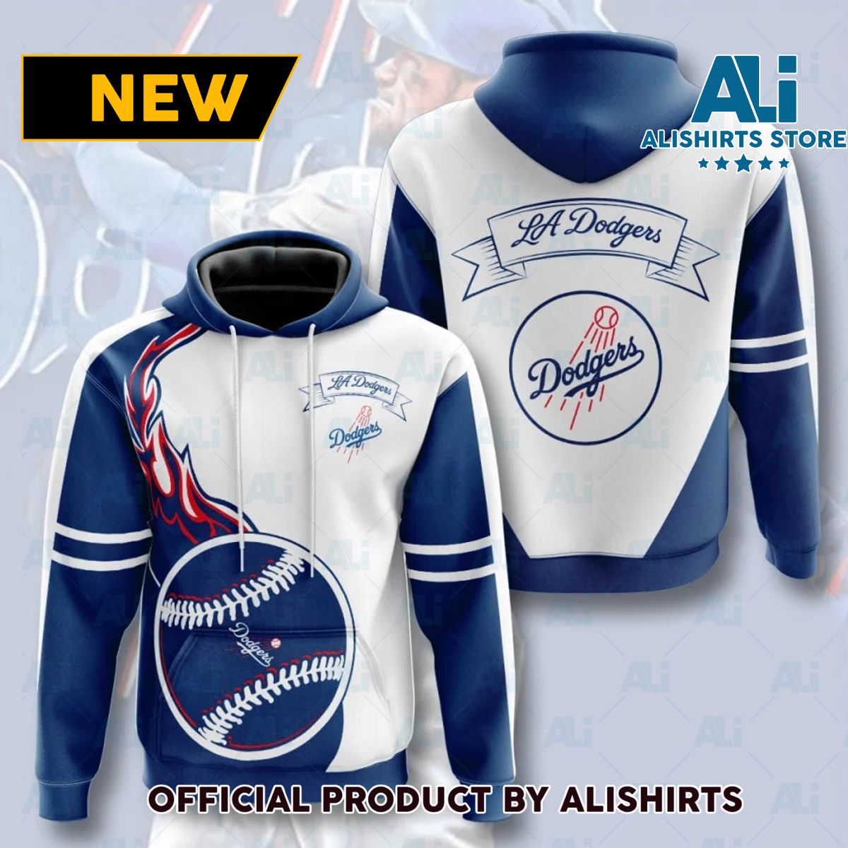 MLB Los Angeles Dodgers Fireball Hoodie