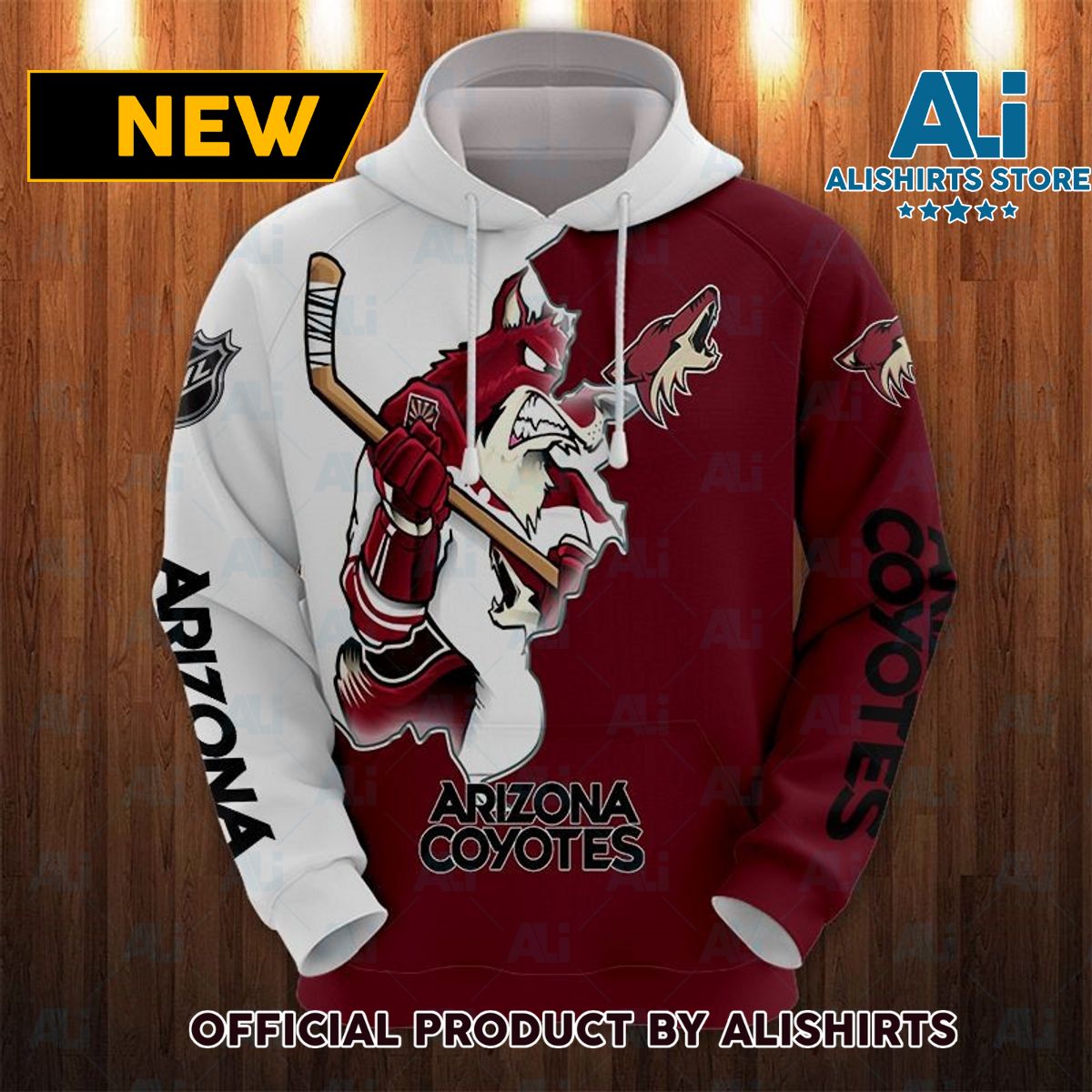 NHL Arizona Coyotes Howling Hoodie