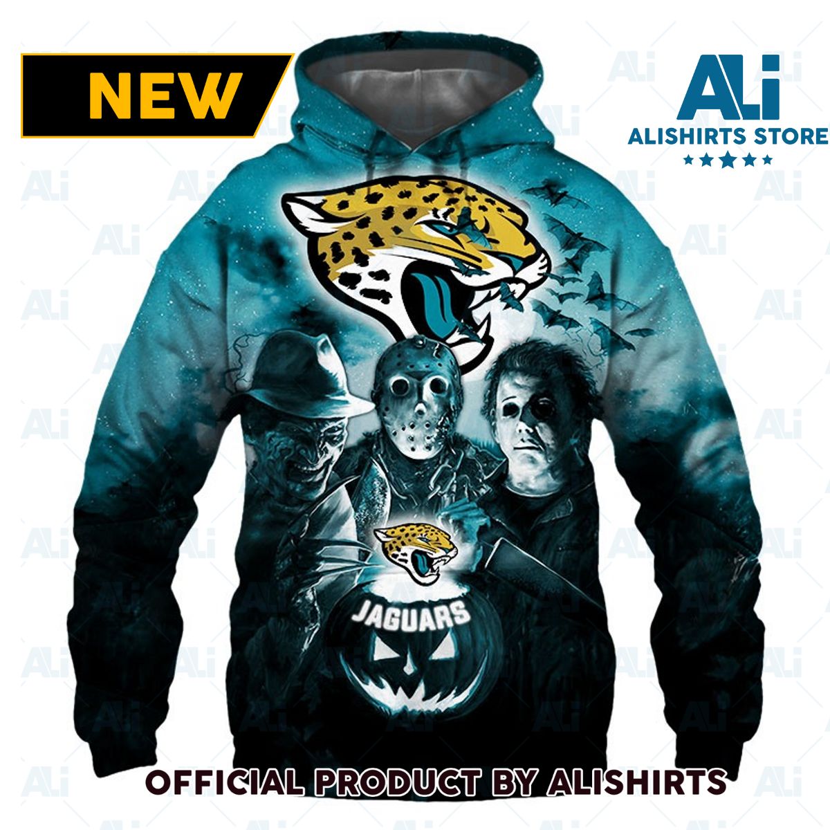 NFL Jacksonville Jaguars Halloween Hoodie