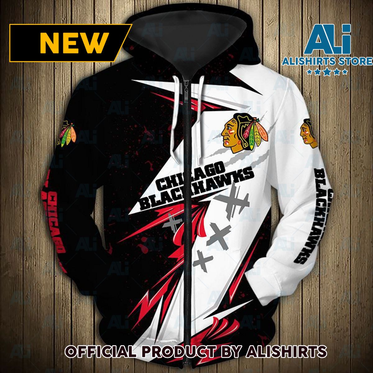 NHL Chicago Lightning Xxx Hoodie