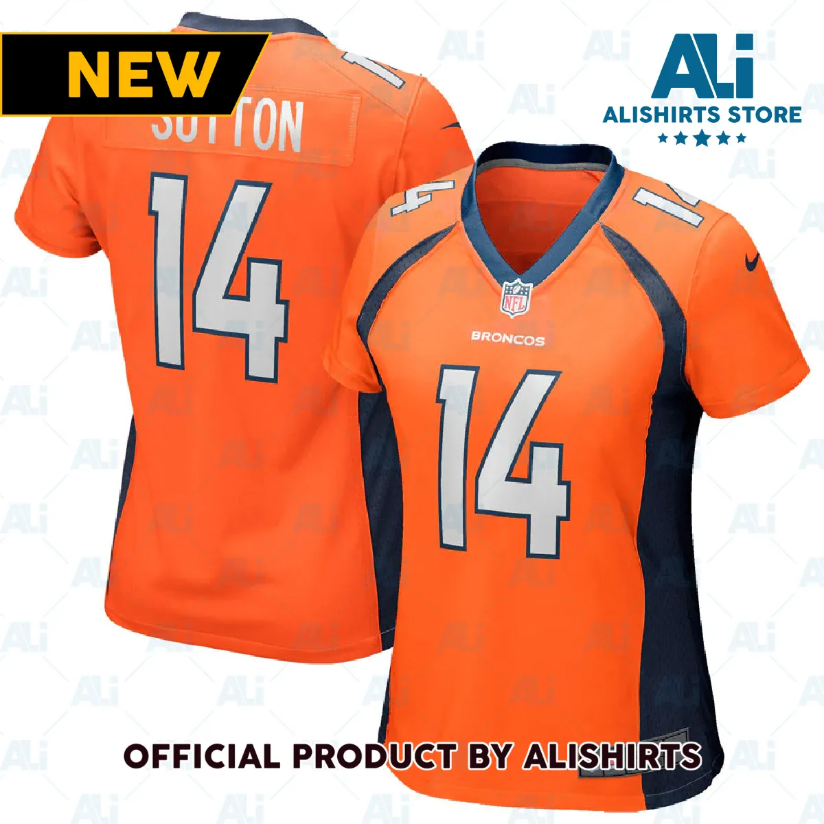 Courtland Sutton Denver Broncos Game Jersey Orange