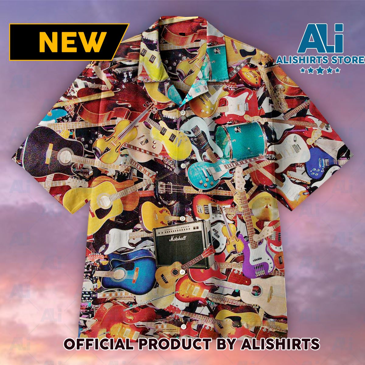 Guitar Collection Universal Hawaiian Shirt