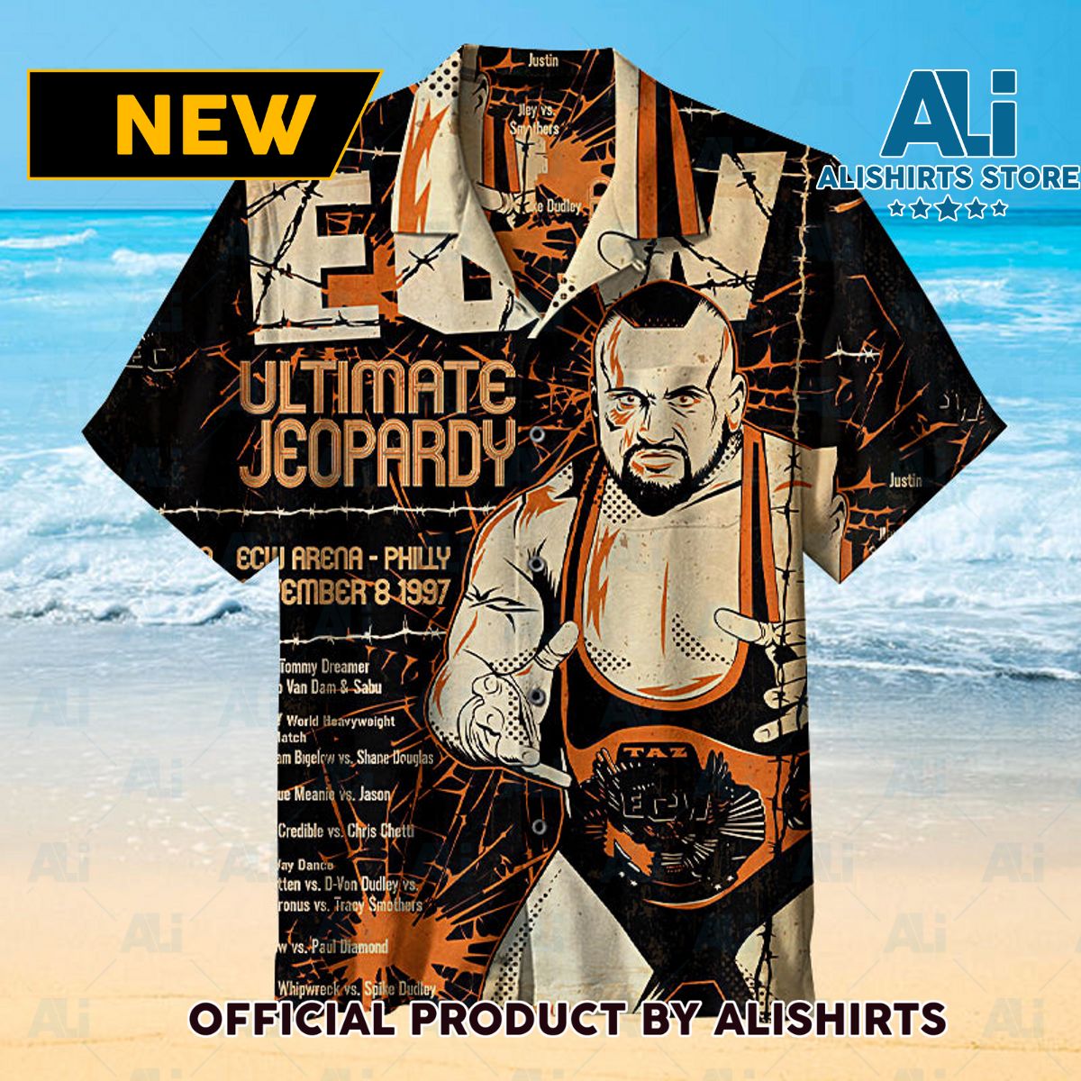 ECW Ultimate Jeopardy Universal Hawaiian Shirt