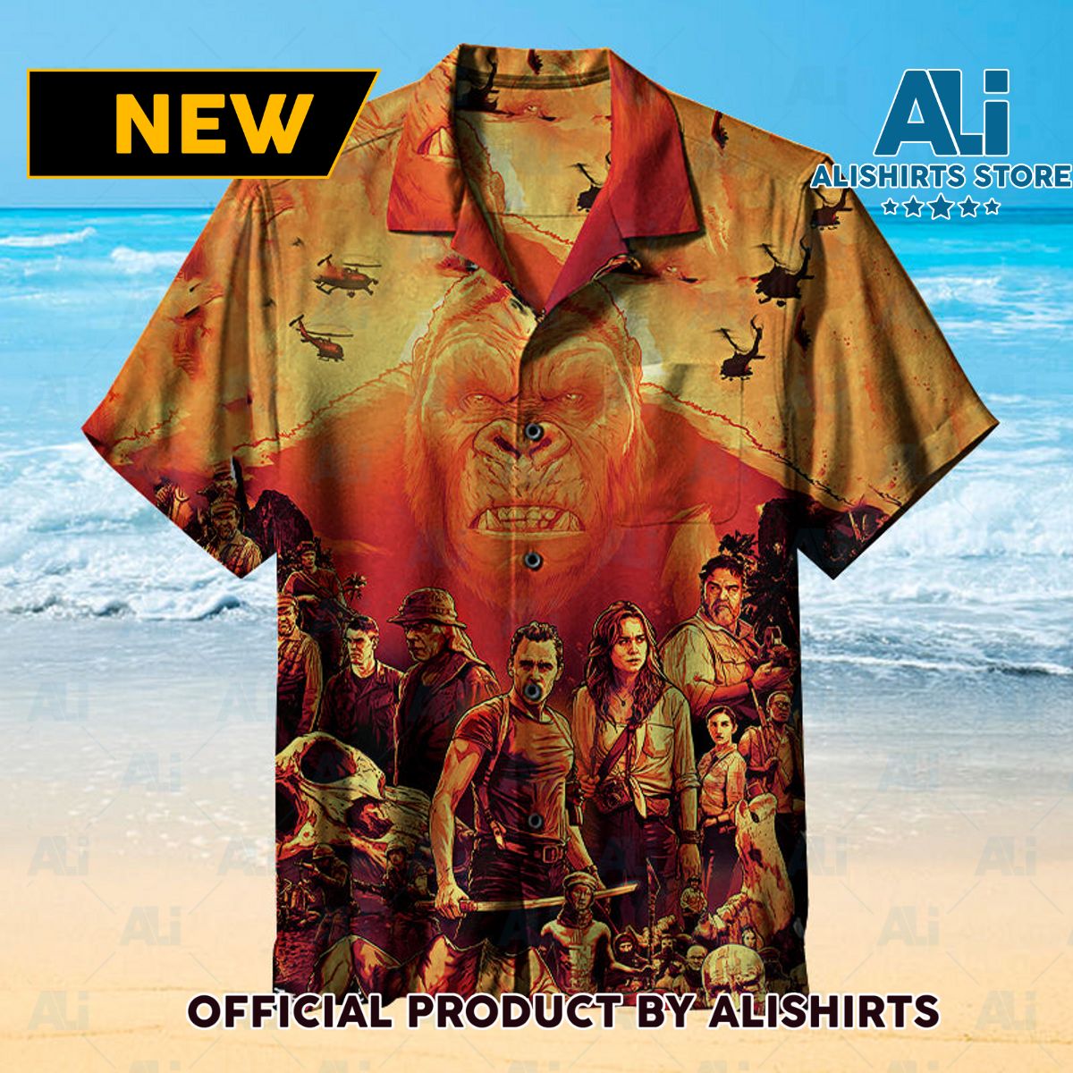 Autumn King-kong Universal Hawaiian Shirt