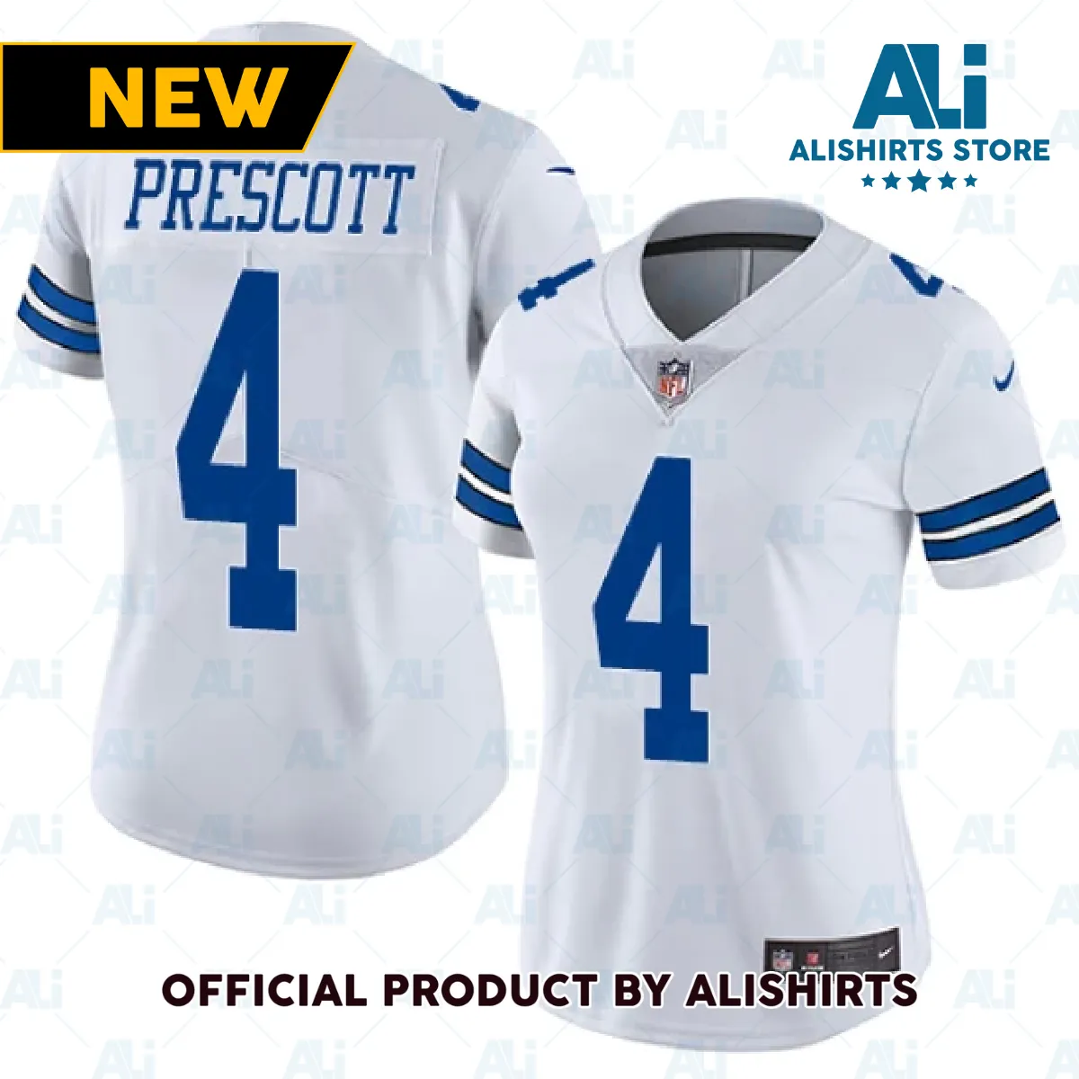 Dallas Cowboys Dak Prescott Limited Player Jersey White