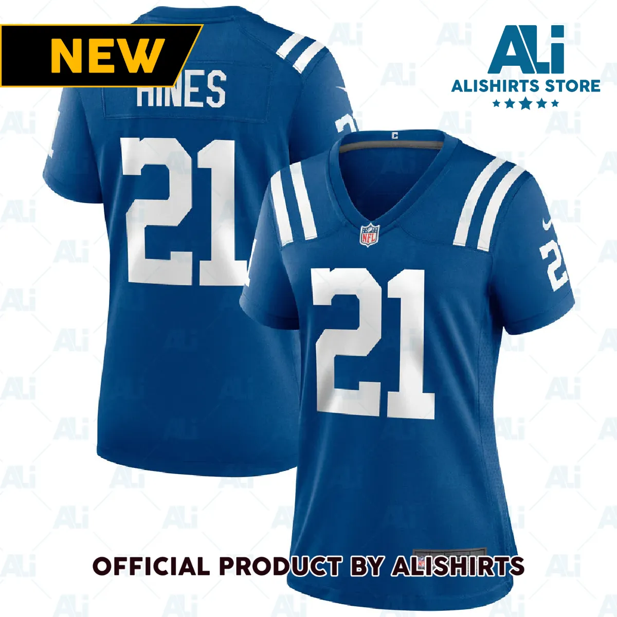 Indianapolis Colts Nyheim Hines Game Jersey Royal Blue