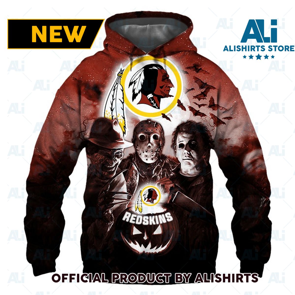 NFL Washington Redskins Halloween Hoodie