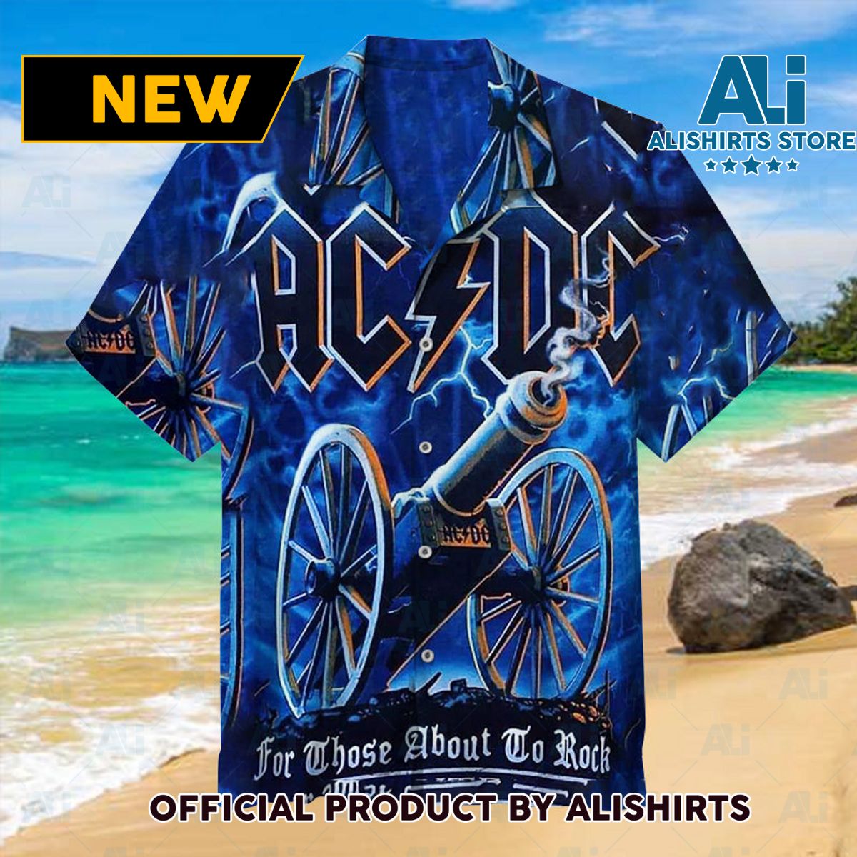 AC DC Universal Hawaiian Shirt